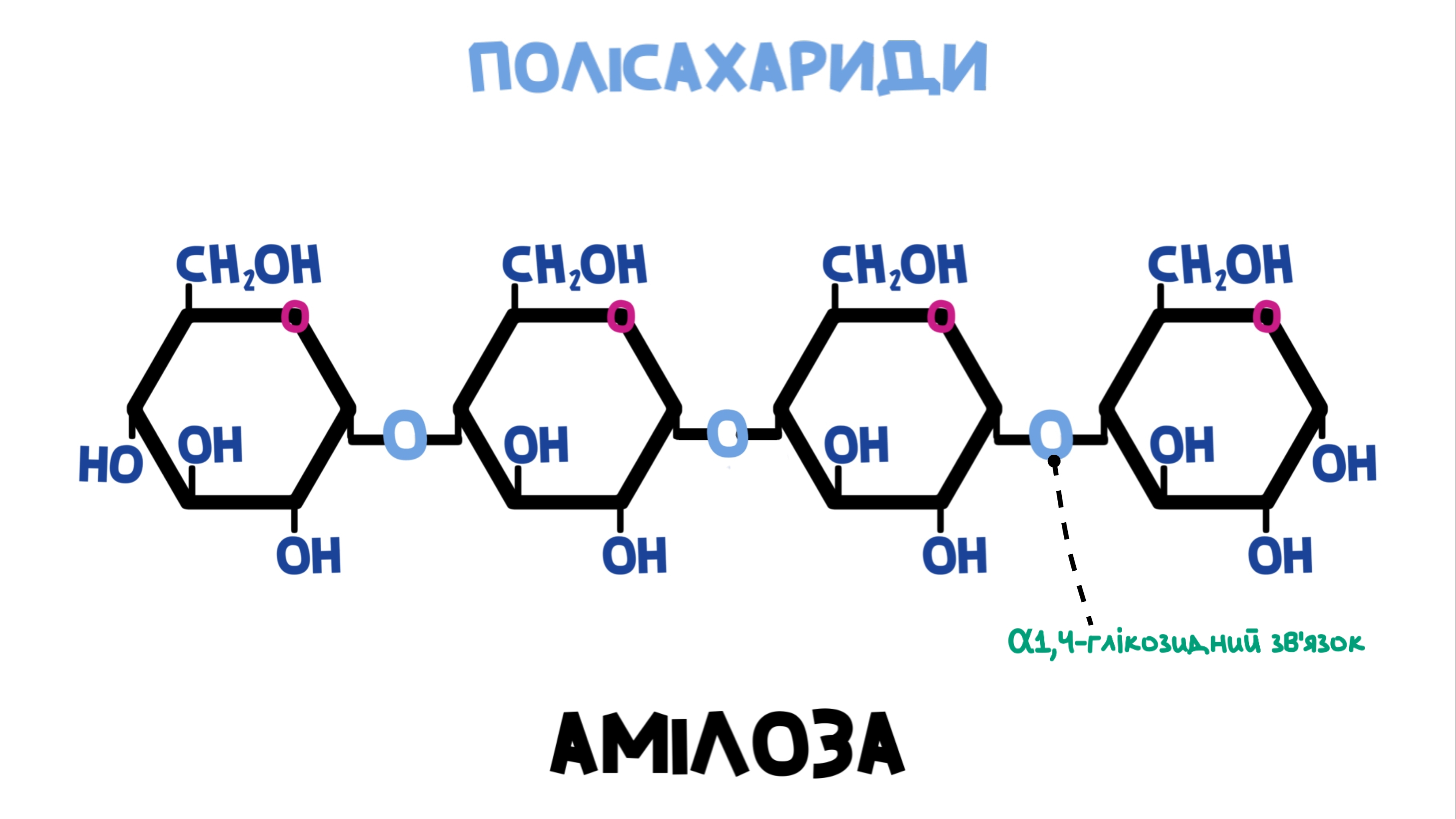 структурна формула амілози